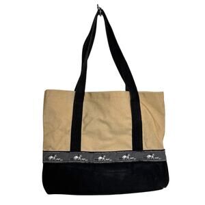 Vintage Banner House Made in the USA Horse Equestrian Small Tote Bag Purse